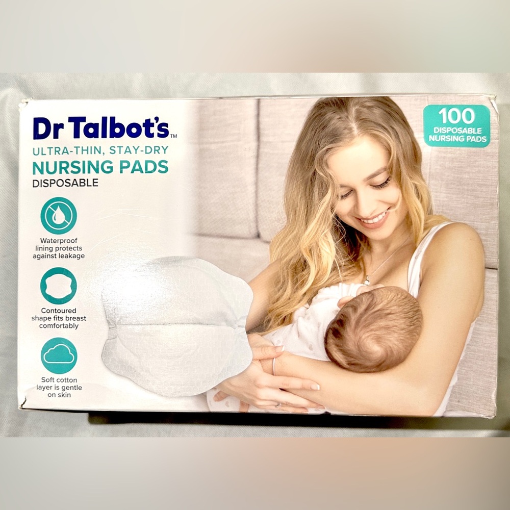 Talbots Stay-Dry Nursing Pads - White